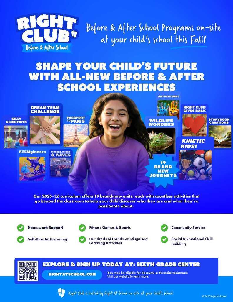 Right at School Flyer