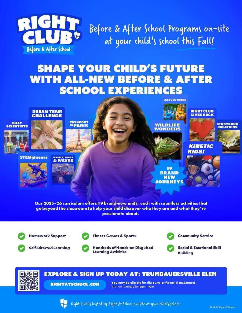 Right at School Flyer