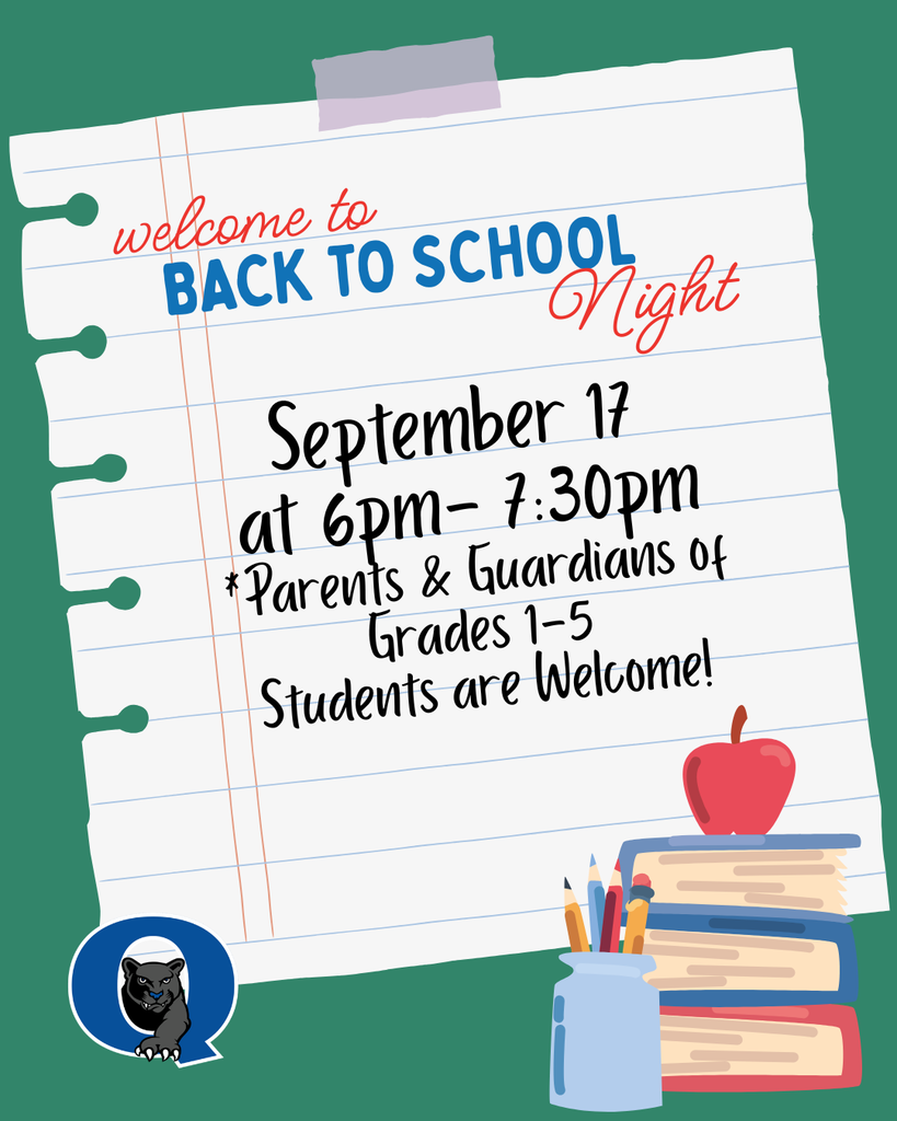 RICHLAND BACK-TO-SCHOOL NIGHT IS THIS WEEK! We’re excited to welcome our Richland Elementary families for an evening to connect, learn, and get ready for another fantastic school year! What to expect: • Meet your child’s teacher • Visit the classroom • Learn about the year ahead • Get important information • Connect with Richland staff Where: Richland Elementary School When: Thursday, September 17 Time: 6:00–7:30 PM Who: Parents, Guardians & Students in Grades 1-5 We can’t wait to see our Richland families! Let’s kick off another amazing year of learning, connection, and Panther Pride!