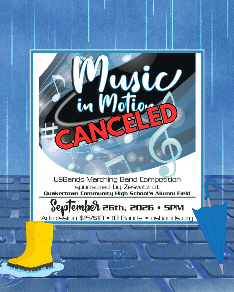 Music in Motion has been canceled for this Saturday, September 26th due to inclement weather