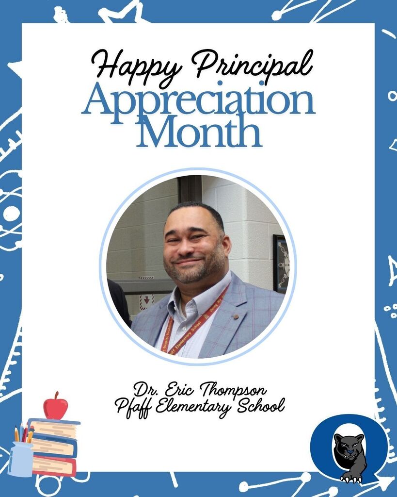 Happy Principal Appreciation Month Dr. Thompson!