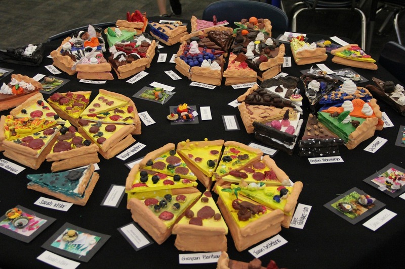 Student ceramic pizzas