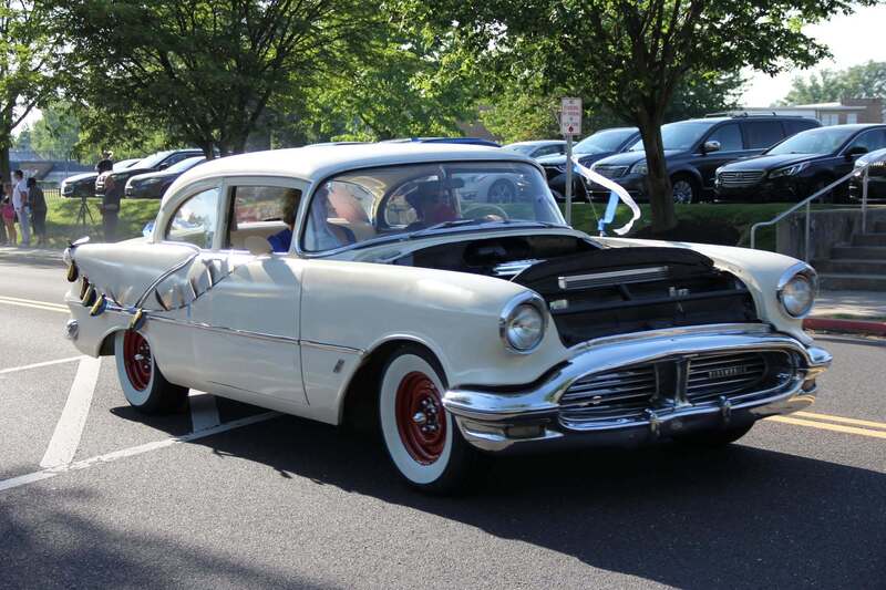 A classic 1950s car