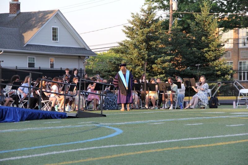 Under the direction of Dr. Rachael Urquhart, the band performed a beautiful rendition of our national anthem.