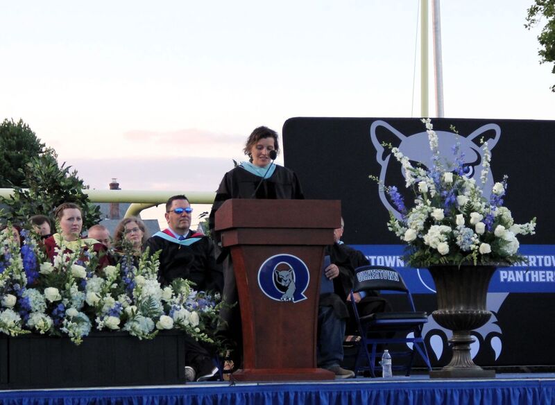 Dr. Hoffman addresses the crowd