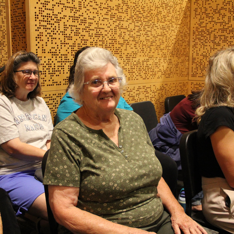 Bev Elmore of Richland Elementary smiles for a photo