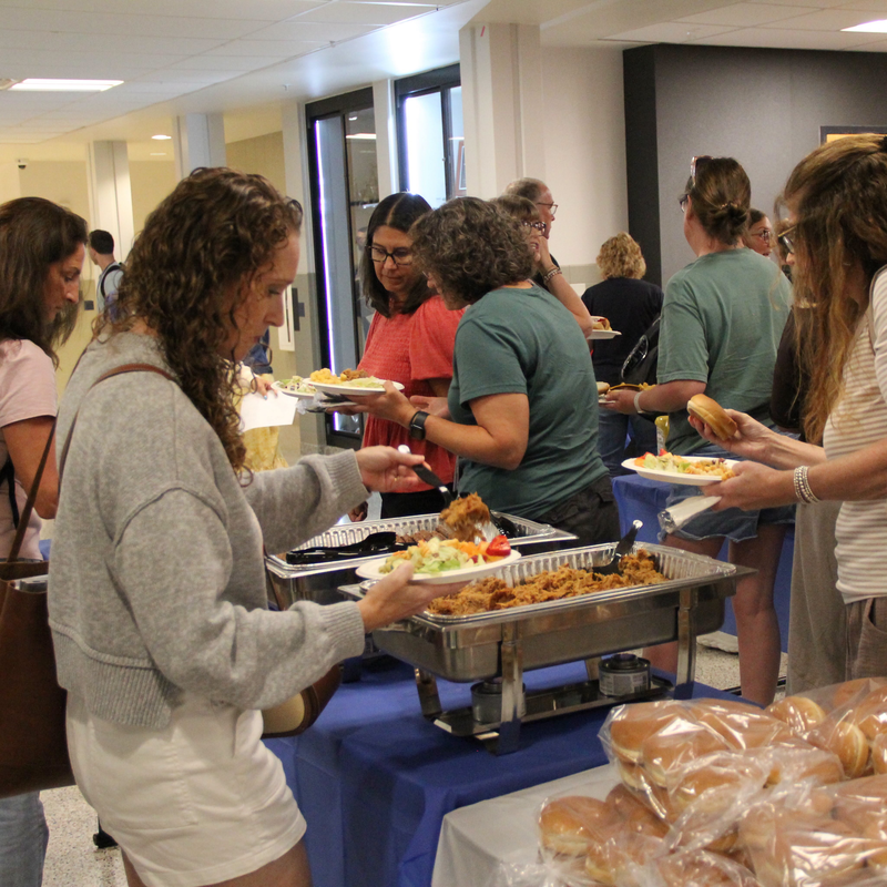 Teachers getting lunch