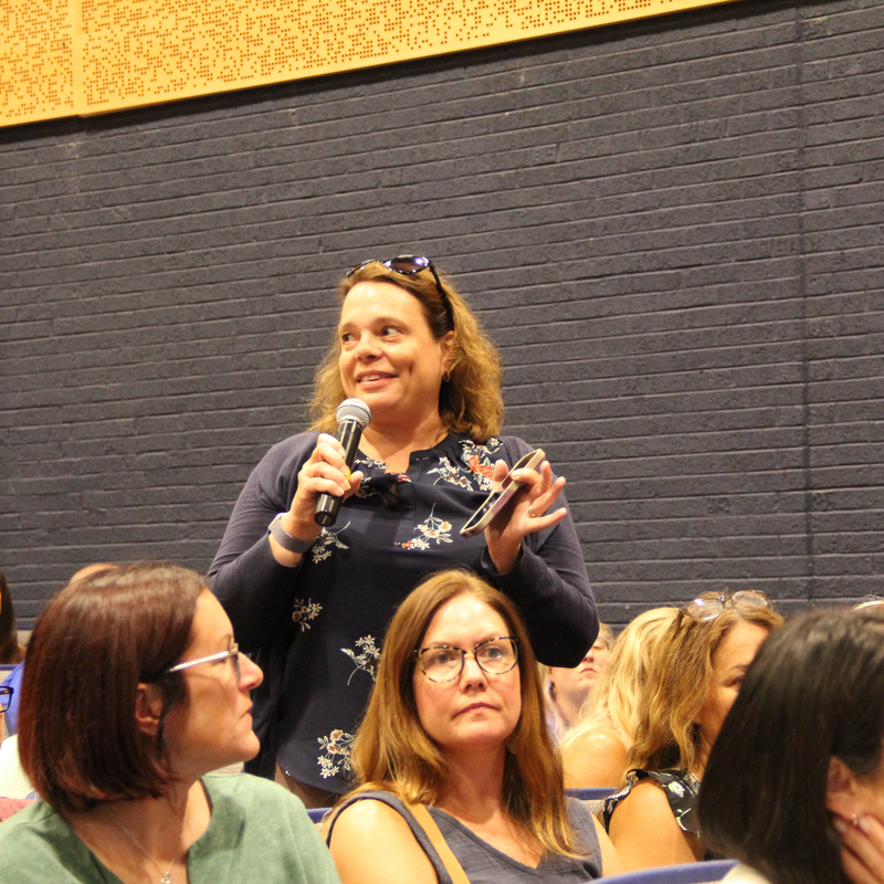 Teachers asking questions