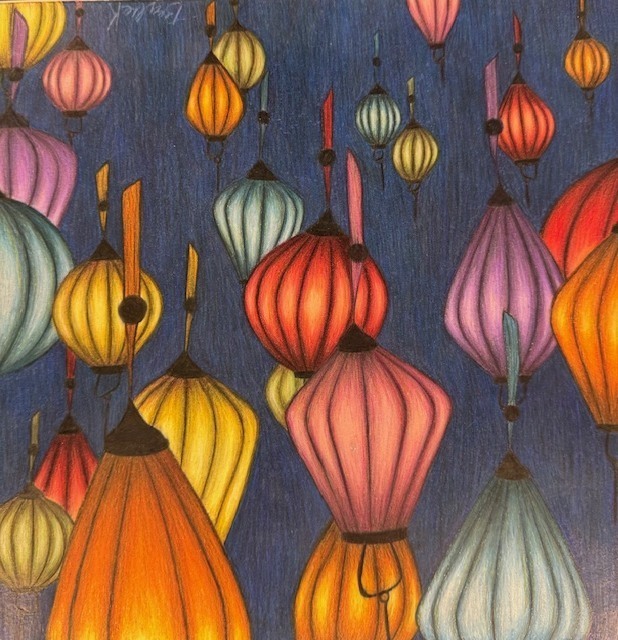 • Brylie Kepner received the Emmaus Arts Commission Award ($100) for “Tet Lanterns.”