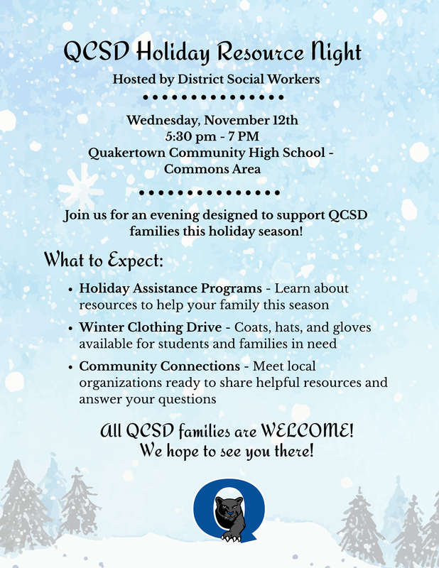 QCSD Holiday Resource Night