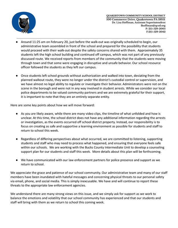 Community Letter - 2.22.26 - 2