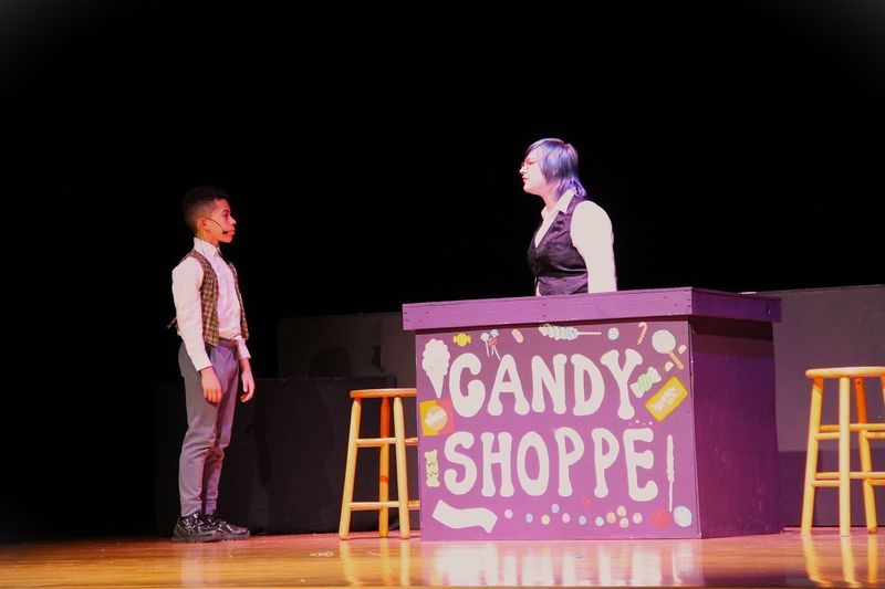 Charlie at the Candy Store