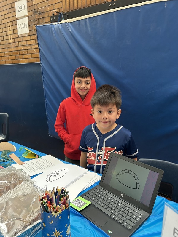Students pose with their Cultures Day presentation