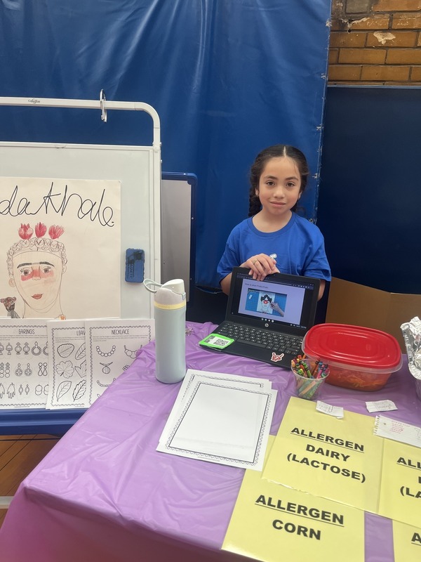 Students pose with their Cultures Day presentation