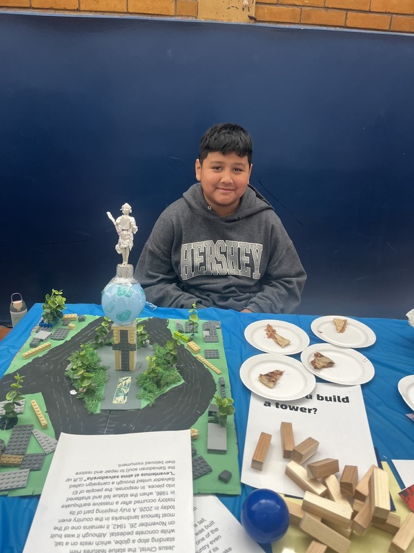 Students pose with their Cultures Day presentation