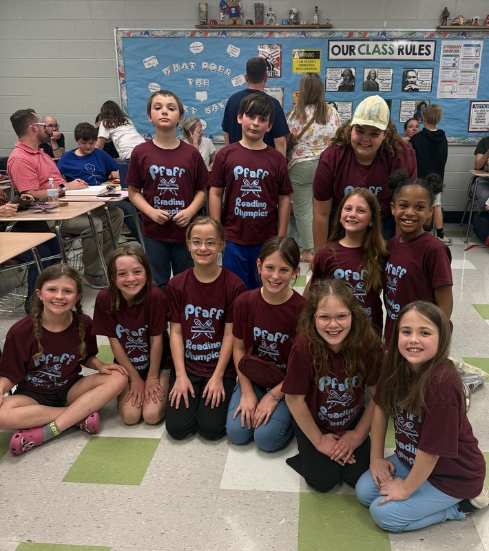 Pfaff Reading Olympics Team