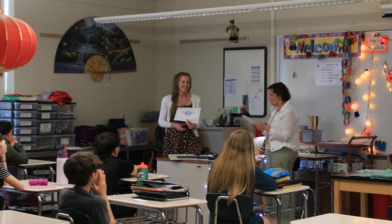 Dr. Hoffman reading some of Mrs. Hayes nominations