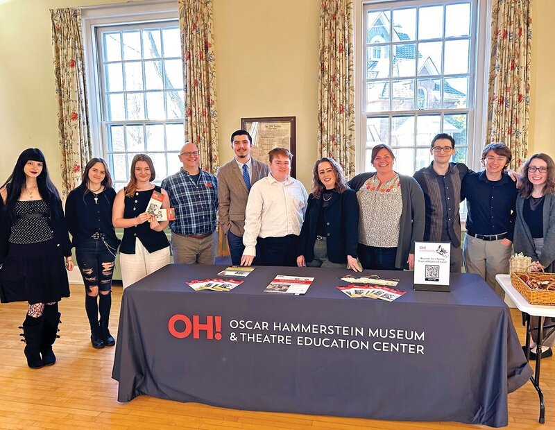Eddie smiles at the Oscar Hammerstein Museum and Theatre Education Center