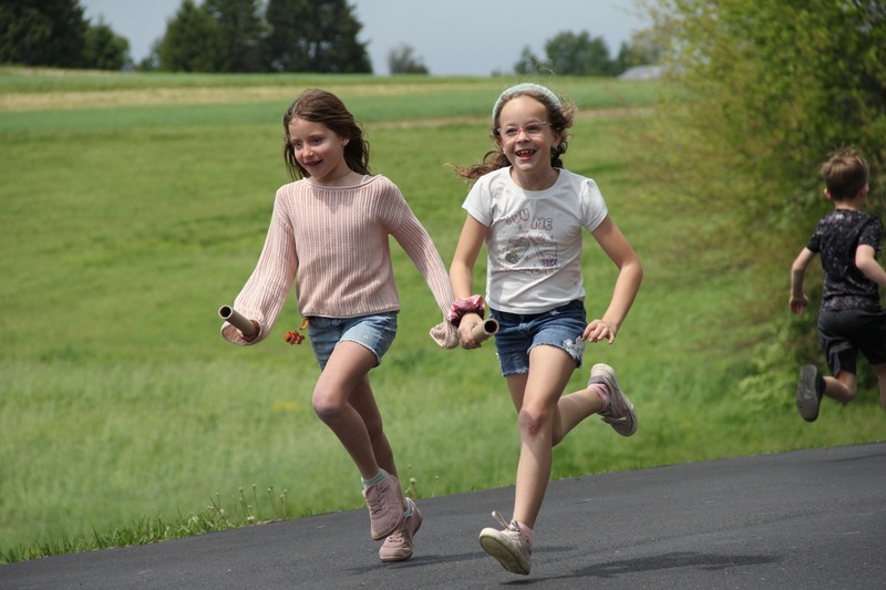 Students participate in the races