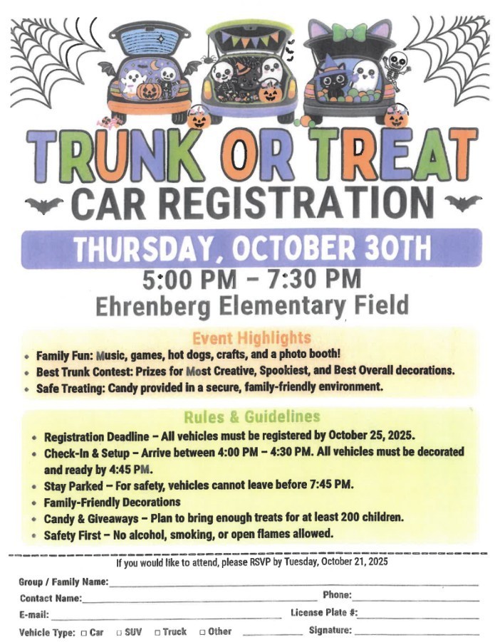 SY 25-26 TRUNK-O-TREAT