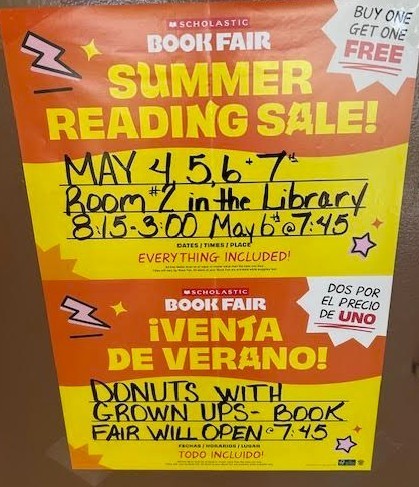 Book Fair May 4th - 7th, 2026