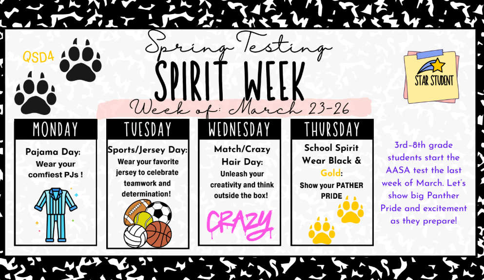 SpringTesting Spirit Week