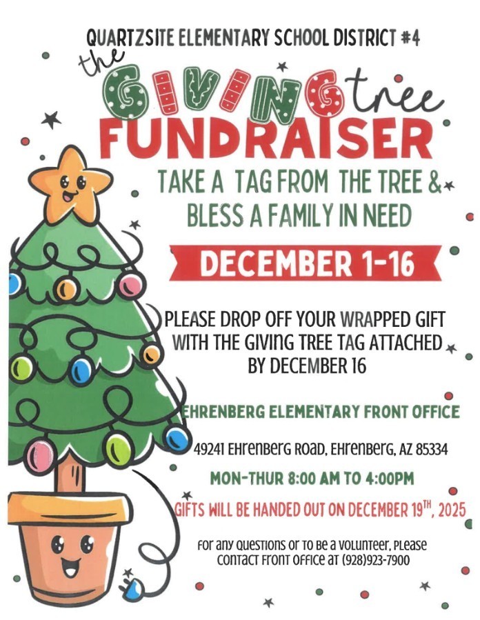 Giving Tree Fundraiser - SY 2025