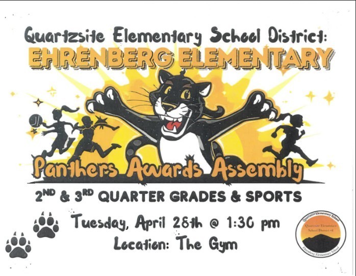 Ehrenberg Elementary 2nd & 3rd Quarter Awards Assembly