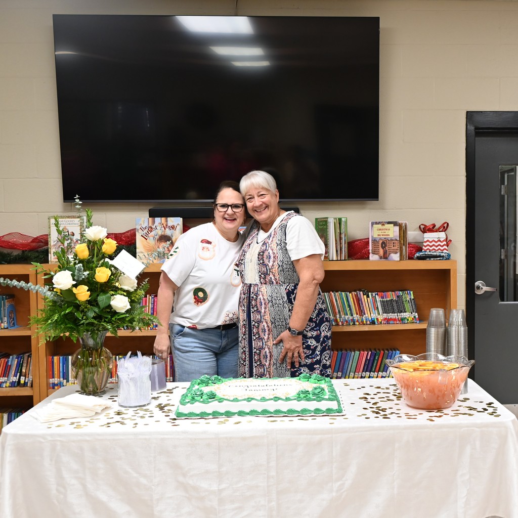 Rene Moore and Tammye Fant  at Fant's Retirement Party