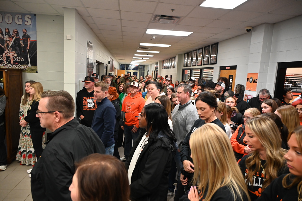 Standing room only crowd at the Meet and Greet for new AD Kevin Reaves