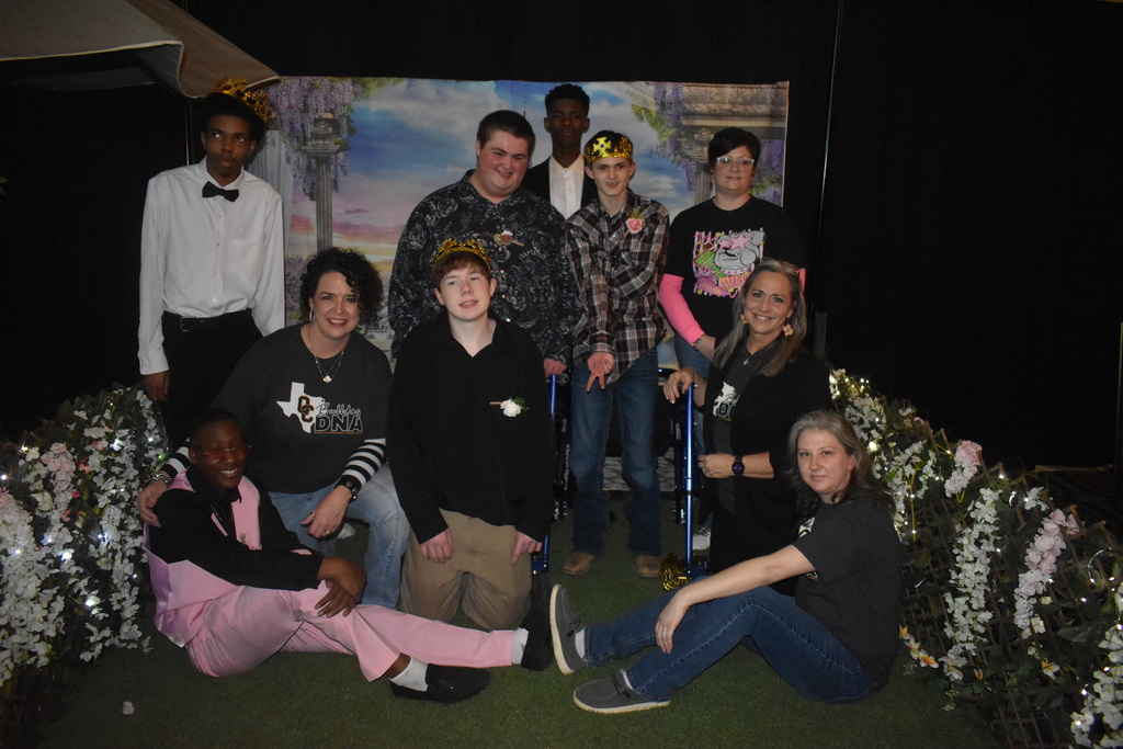 Group picture of sponsors and students attending Night to Shine
