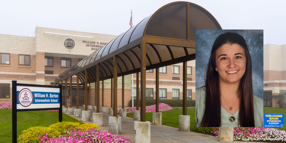 Photo of WHBI school and Emily Benedetto.