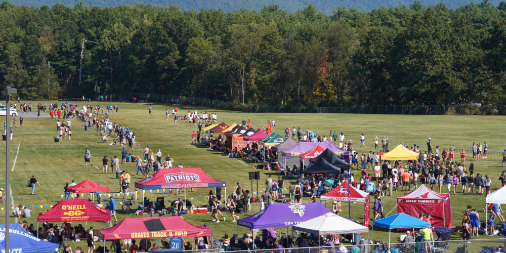Queensbury Invitational cross country meet in 2024.