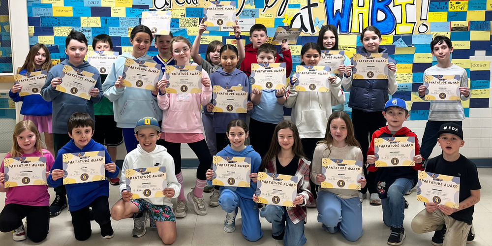 Students who received a certificate and bracelet during a Spartatude Breakfast on Tuesday, March 31, 2026.