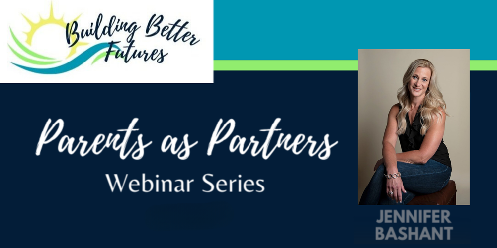Flyer advertising Parents as Partners webinar series.