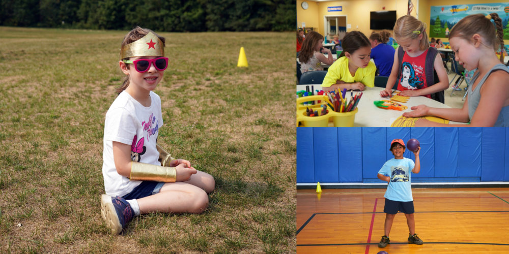 Photo collage of kids at Q Club.