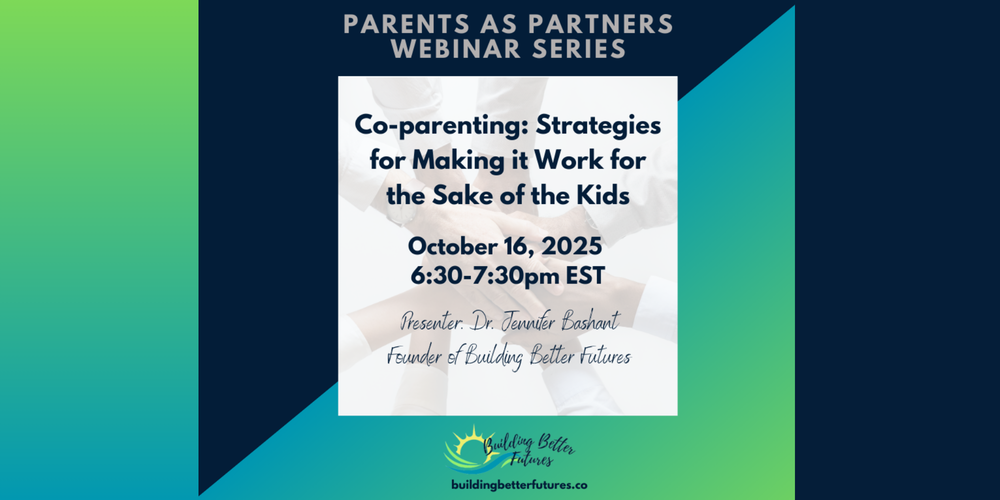 Flyer about Parents as Partners webinar.