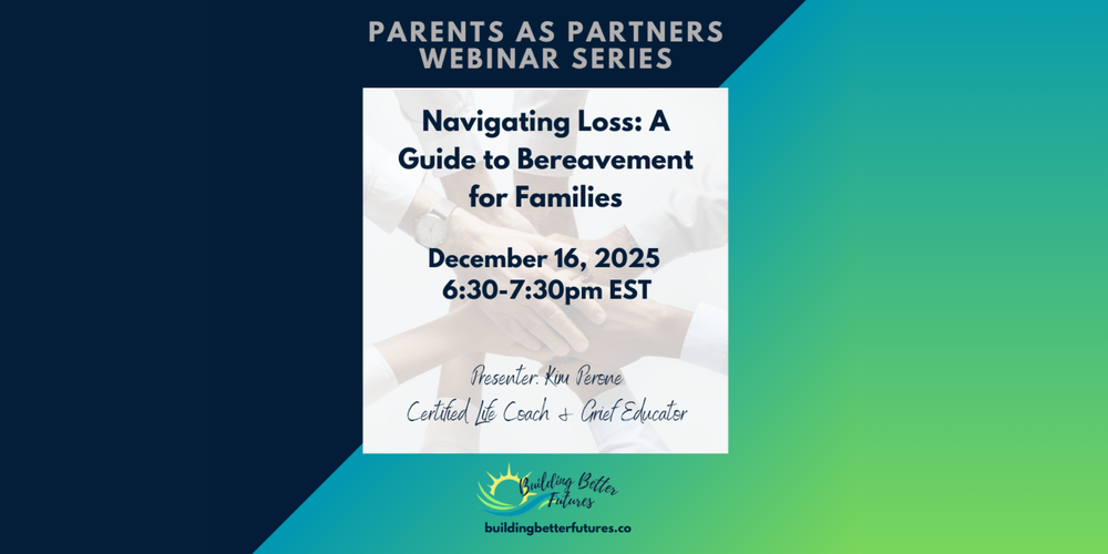 Flyer about Dec. 16 webinar on grief.