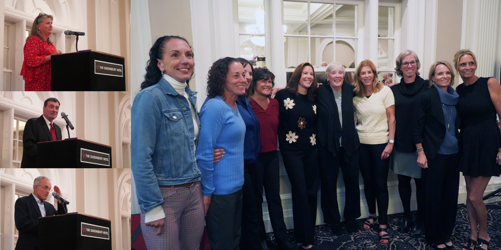 Photo collage of the Athletics Hall of Fame.