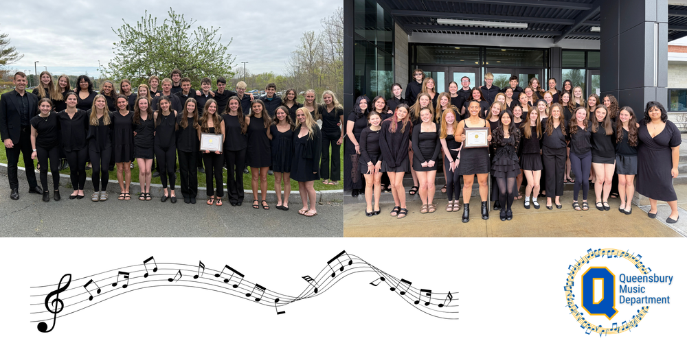 Two photos of Queensbury orchestras.