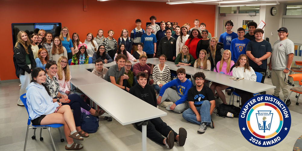 Students in NHS at Queensbury.