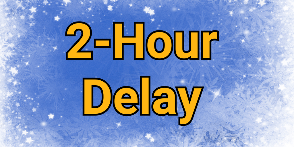 Image indicating a 2-hour delay.