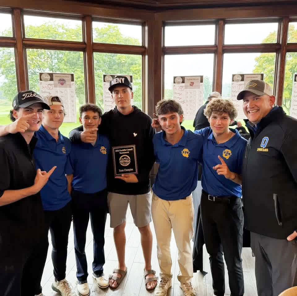 Queensbury boys golf team.