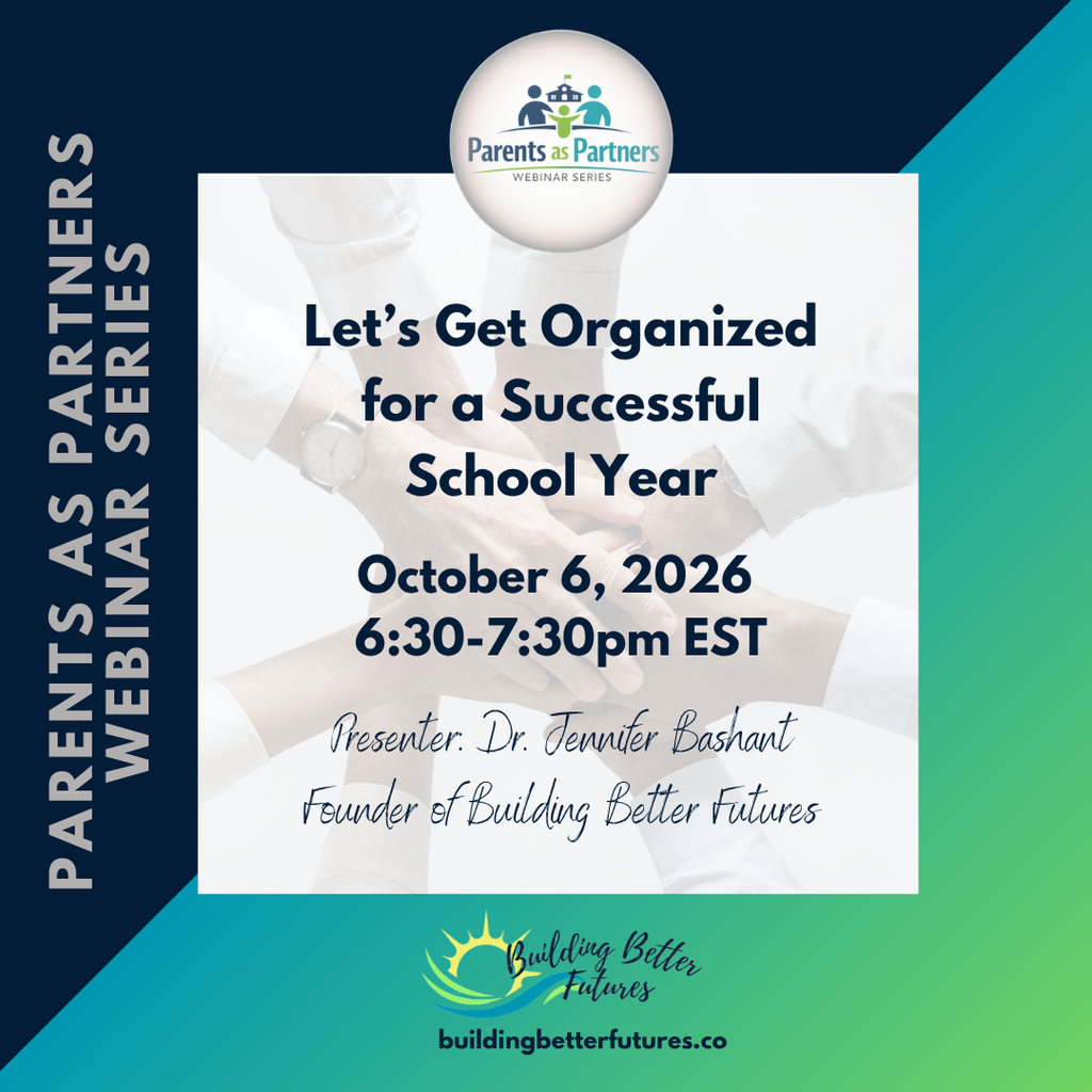Dr. Jennifer Bashant will offer a virtual workshop to discuss, “Let’s Get Organized for a Successful School Year,” at 6:30 p.m. Tuesday, Oct. 6. 