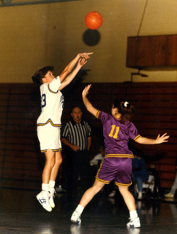 Jennifer Dennett Johnston, left, Class of 1992.