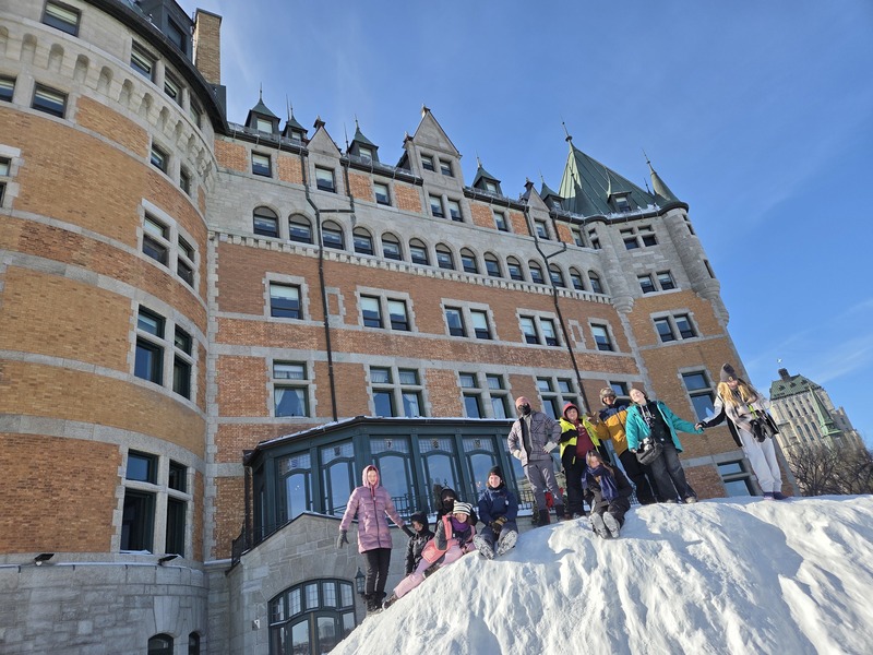 Students explore Quebec City.