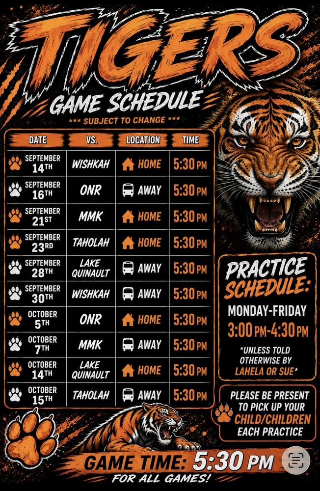 Volleyball Schedule