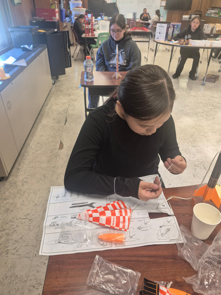 Picture featuring different groups on different stem projects. 