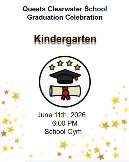 Kindergarten Celebration flyer June 11th at 6 PM