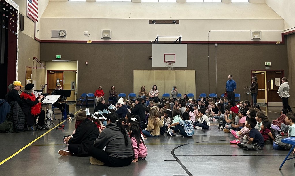 Adventures in Music Assembly on Tuesday